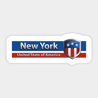 New York - United State of America Sticker